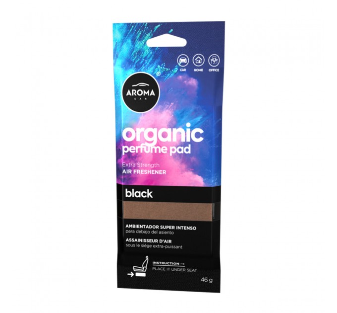 Ароматизатор Aroma Car Organic Perfume Pad 46г - Black сухой, цена: 149 грн.
