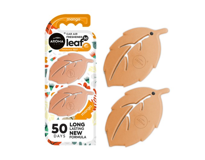 Ароматизатор на дефлектор Aroma Car Leaf 3D Mini - Mango сухой, цена: 107 грн.