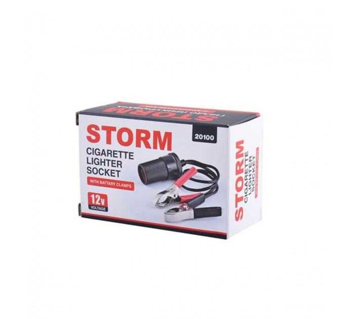 Переходник в прикуриватель Storm на зажимы АКБ, цена: 56 грн.