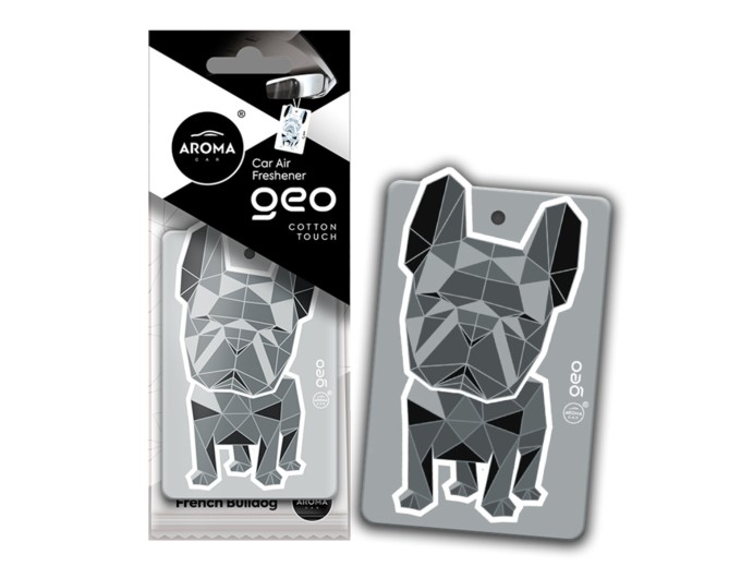 Ароматизатор Aroma Car Cellulose Geo Dog - White Cotton Touch сухой, цена: 57 грн.