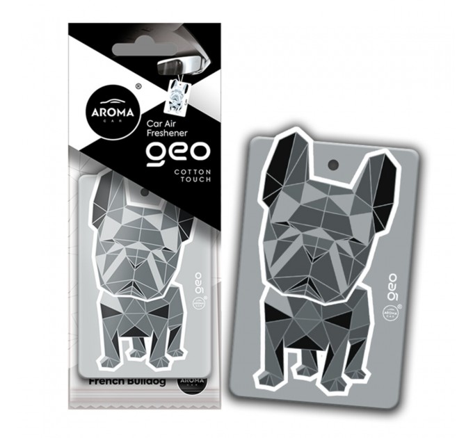 Ароматизатор Aroma Car Cellulose Geo Dog - White Cotton Touch сухой, цена: 57 грн.