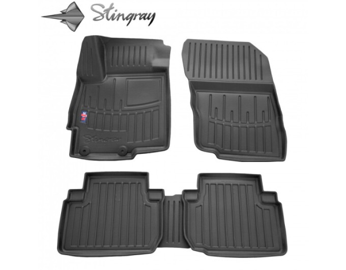 Mitsubishi Eclipse Cross (2017-...) комплект 3D ковриков с 5 штук (Stingray), цена: 1 870 грн.