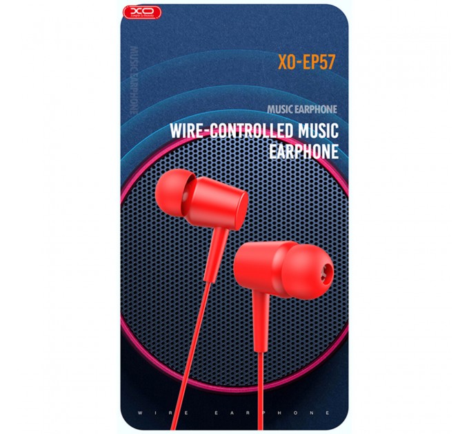 Наушники проволочные XO EP57 Crown In-Ear черные, цена: 45 грн.