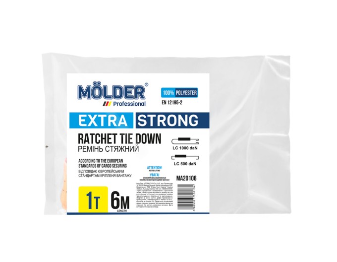 Стяжной ремень Molder 1т, 6м, цена: 305 грн.