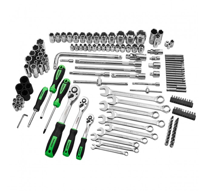 Професійний набір інструментів в кейсі Winso Pro 1/2", 1/4", 3/8" 72T, CR-V, 147од., ціна: 6 821 грн.