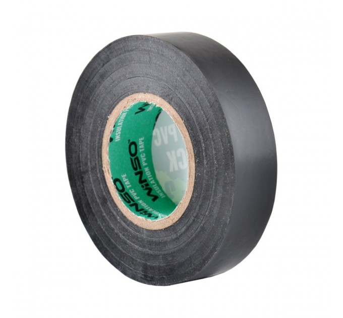 Стрічка ізоляційна ПВХ Winso д.30м, ш.19мм, т.130мк, чорна, ціна: 43 грн.