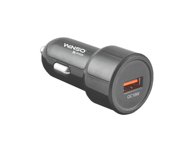 Автомобильное зарядное устройство Winso Pro QC18W USB-A, цена: 147 грн.