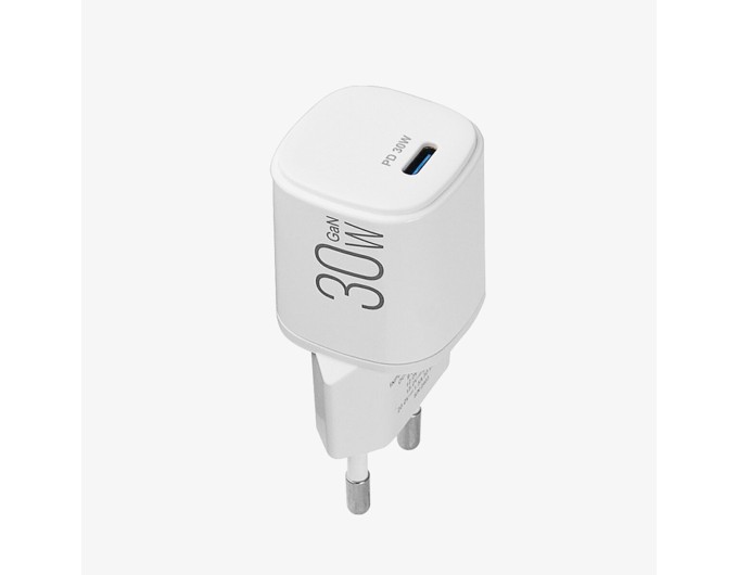 Сетевое зарядное устройство Brevia ePowerGaN PD30W USB-C белый, цена: 658 грн.