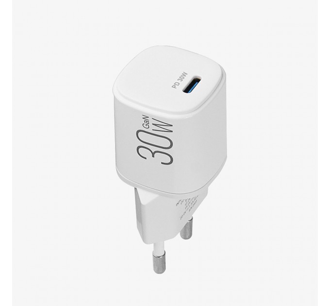 Сетевое зарядное устройство Brevia ePowerGaN PD30W USB-C белый, цена: 644 грн.