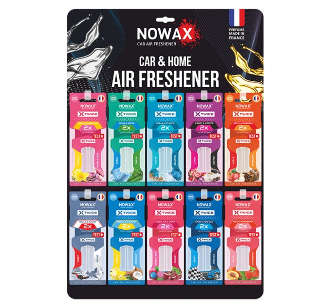 MIX ароматизаторов воздуха Nowax X Twice 30шт, цена: 1 949 грн.