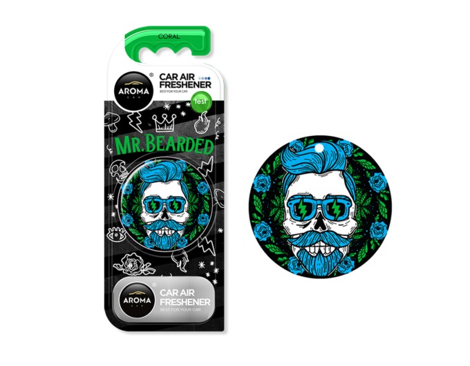 Ароматизатор Aroma Car Polymer Circle Mr.Bearded - Coral сухой, цена: 130 грн.