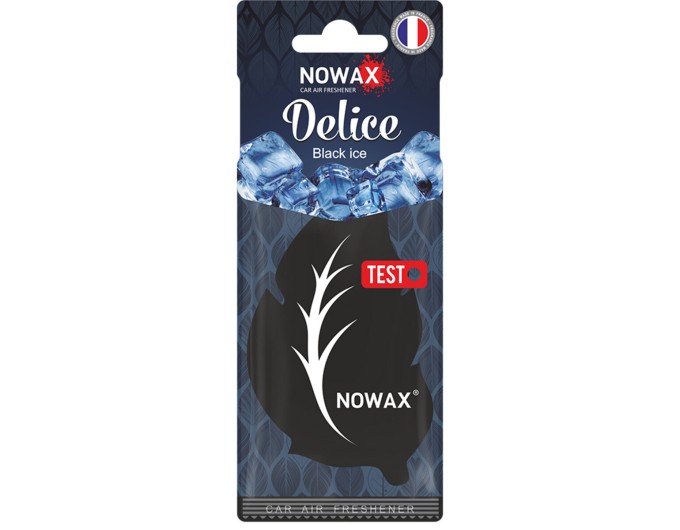 Ароматизатор воздуха целлюлозный Nowax серия Delice - Black Ice, цена: 30 грн.