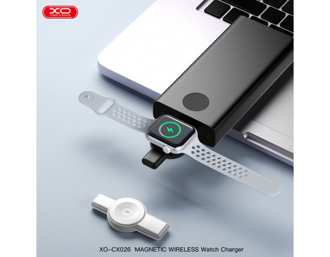 Беспроводное зарядное устройство XO CX026 Watch Wireless Charger Apple/Samsung USB/Type-C белый, цена: 299 грн.