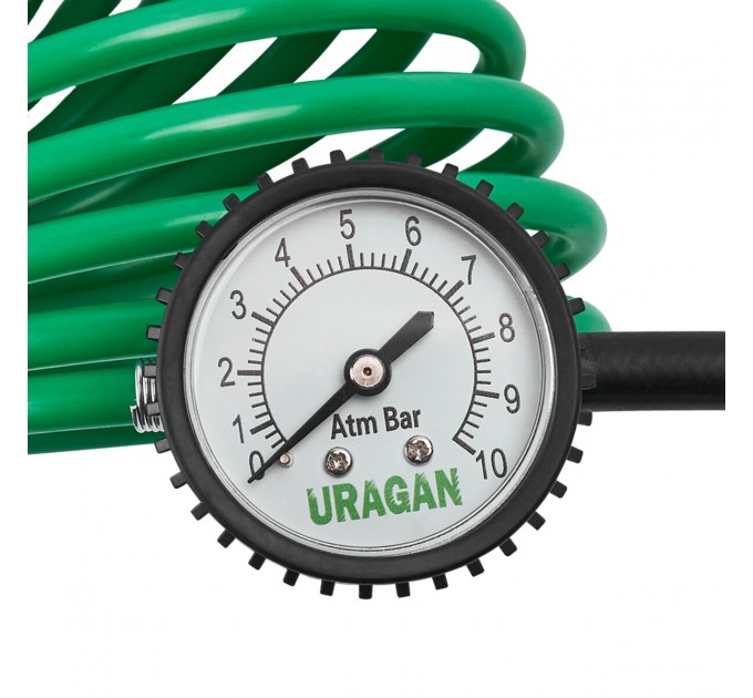 Компрессор автомобильный Uragan 10Атм 160л/мин 600Вт с зажимами АКБ, цена: 4 669 грн.