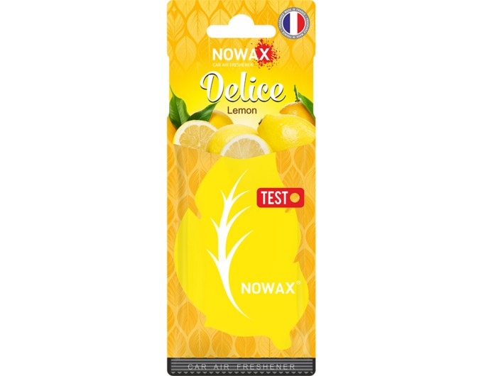 Ароматизатор повітря целюлозний Nowax серія Delice - Lemon, ціна: 31 грн.