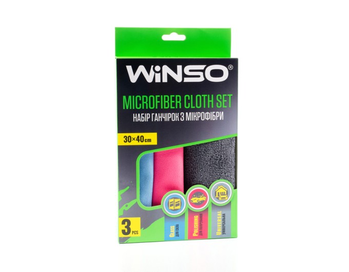 Набор тряпок из микрофибры Winso, 30*40см, цена: 128 грн.