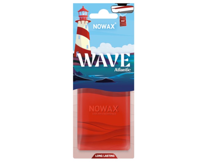 Ароматизатор пластиковий Nowax серія Wave - Atlantic, ціна: 86 грн.