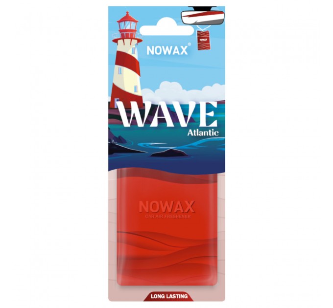 Ароматизатор пластиковый Nowax серия Wave - Atlantic, цена: 81 грн.