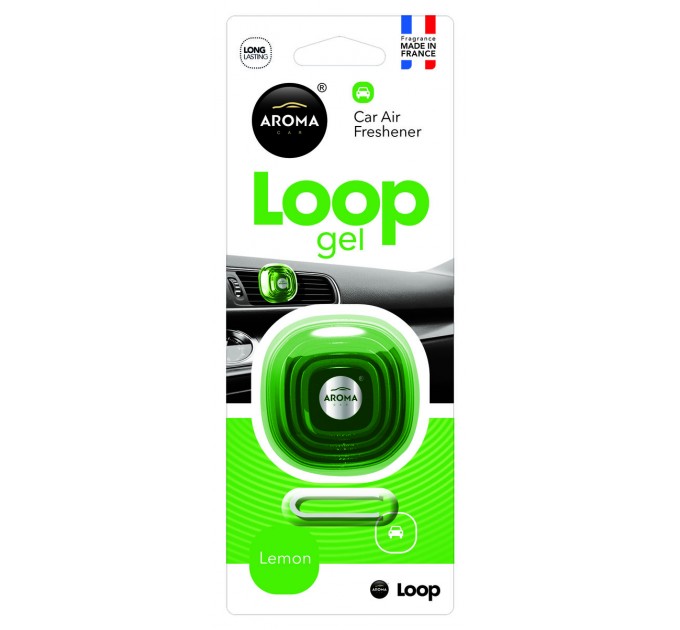 Ароматизатор Aroma Car Loop Lemon гелевий, ціна: 134 грн.