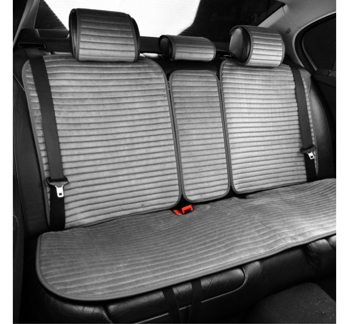Комплект преміум накидок для сидінь CarLife Sport, grey, ціна: 4 561 грн.
