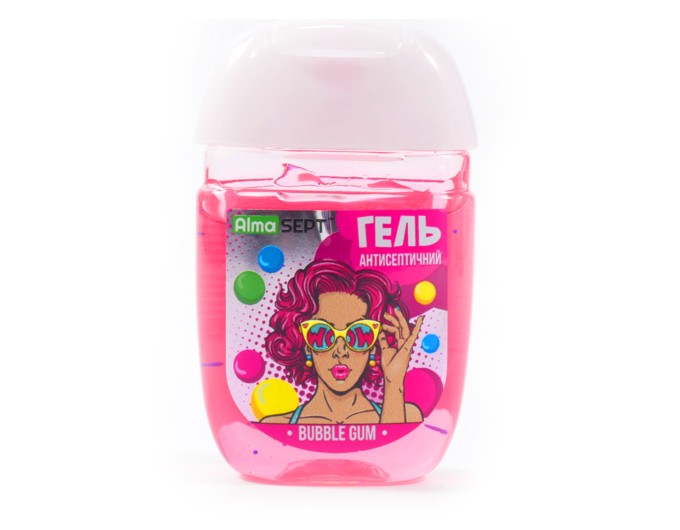 Антисептичний гель Alma Sept для рук PopArt Bubble gum 40мл, ціна: 42 грн.