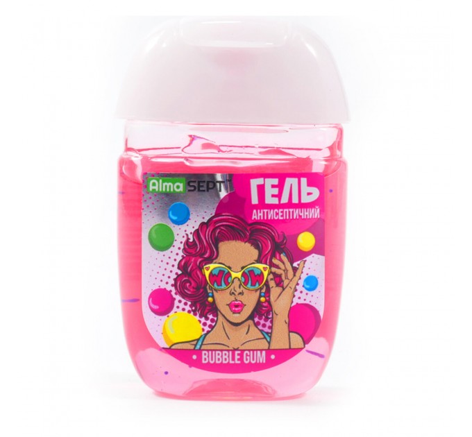 Антисептичний гель Alma Sept для рук PopArt Bubble gum 40мл, ціна: 39 грн.