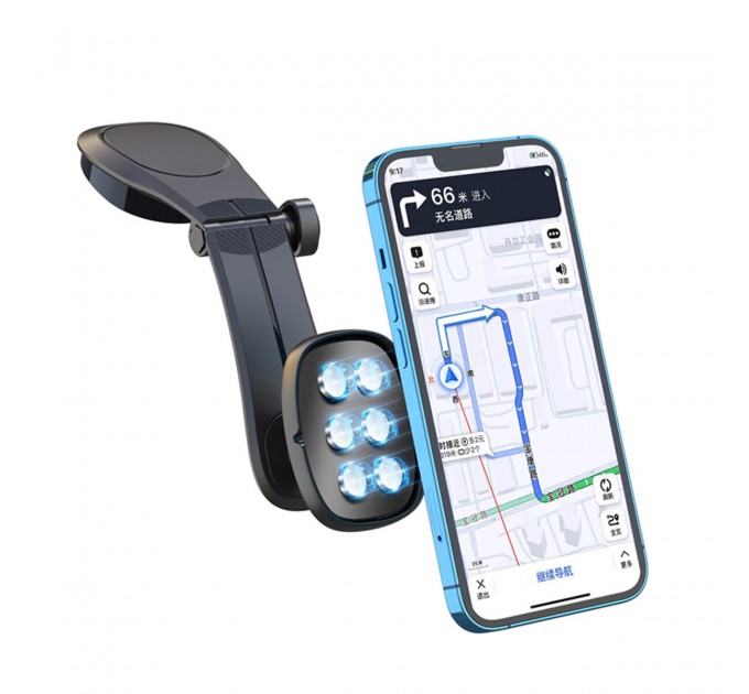 Держатель телефона автомобильный XO C101 Magnetic Car Holder черный, цена: 159 грн.