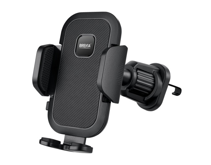 Держатель телефона автомобильный Brevia AirVent Pro MultyHold на дефлектор, для 4.7-6.8", ширина до 100мм, черный, цена: 299 грн.