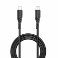 Кабель Winso Pro Type-C to Lightning 30W PVC 1м чорний, ціна: 123 грн.