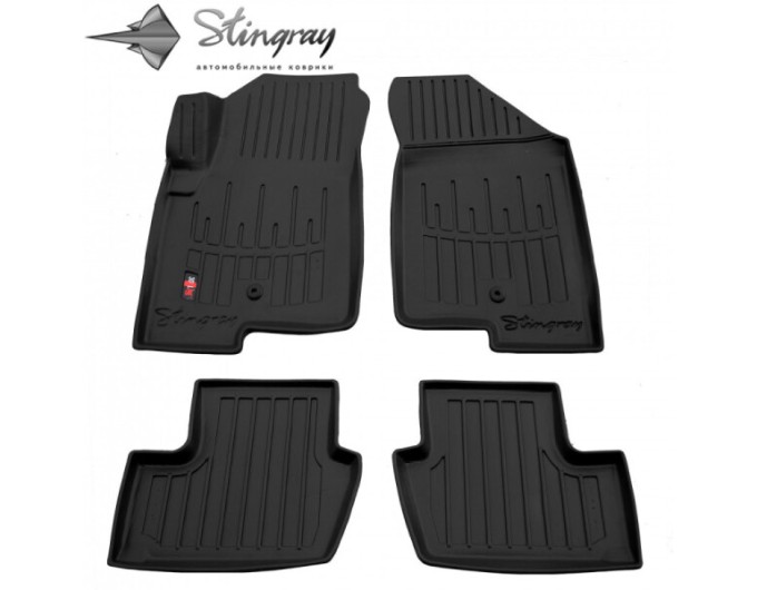 Jeep Patriot (2007-2016) комплект 3D ковриков с 4 штук (одна кліпса на водійському) (Stingray), цена: 1 870 грн.