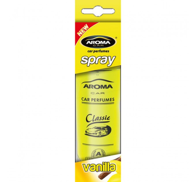 Ароматизатор Aroma Car Spray Classic Vanilla, 50ml для салона авто, цена: 178 грн.