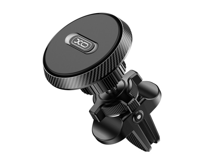Тримач телефону автомобільний XO C122 Round Magnetic Bracket with Air Outlet чорний, ціна: 189 грн.