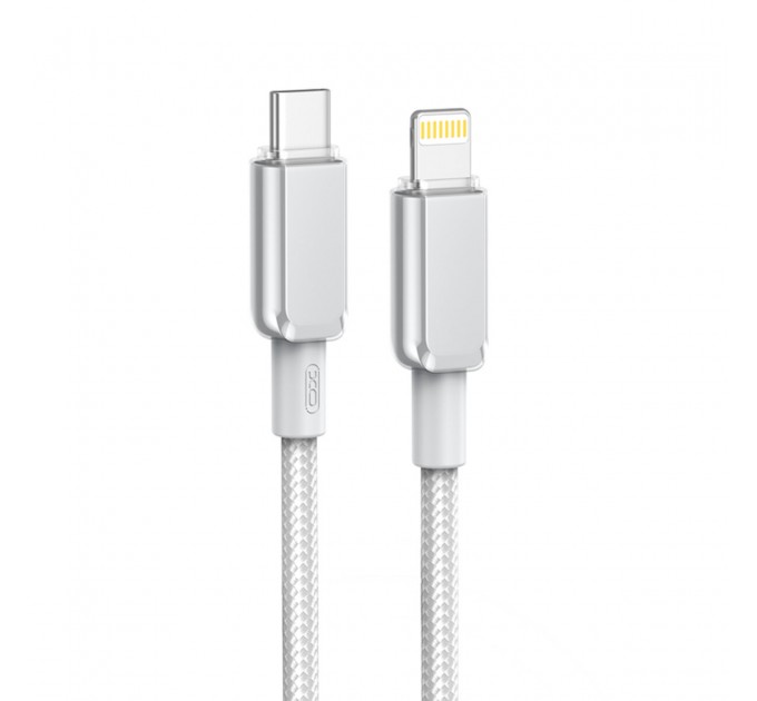 Кабель XO PVC Shiny Colorful Type-C to Lightning 27W 1м белый, цена: 159 грн.