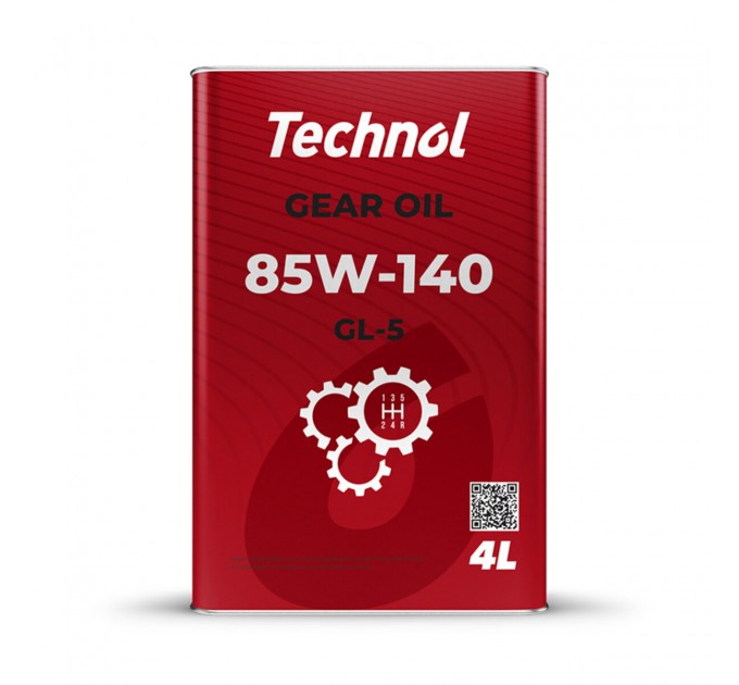 Трансмиссионное масло Technol Gear Oil 85W-140 GL5 4л, цена: 845 грн.