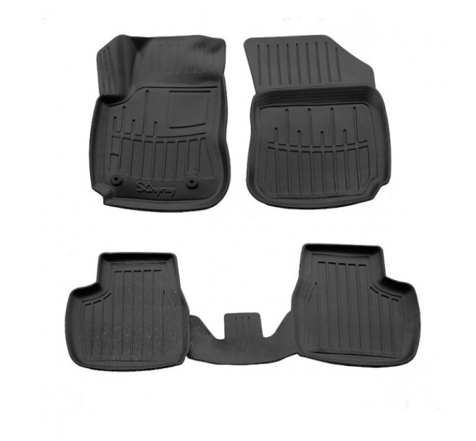 Citroen C4 Cactus (2014-2020) комплект 3D ковриков с 4 штук (Stingray), цена: 1 870 грн.