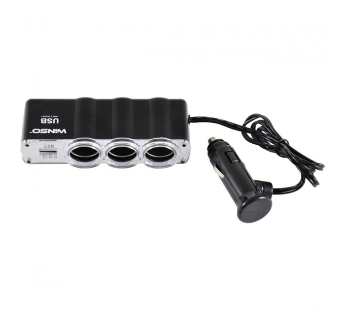 Розгалужувач прикурювача Winso 3в1, ціна: 142 грн.