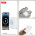 Беспроводное зарядное устройство XO CX033 3в1 Power bank + Watch Charger + Headphone белый, цена: 1 329 грн.