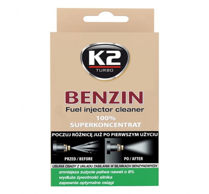 Очиститель инжекторов для бензиновых двигателей K2 Turbo Benzin 50мл, цена: 79 грн.