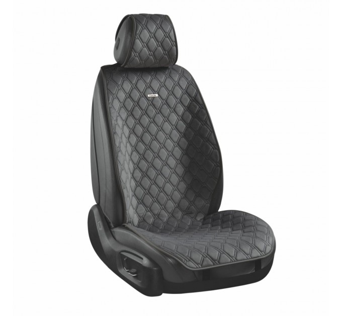 Преміум накидки для передніх сидінь CarLife Turbo, black 2шт, ціна: 2 247 грн.