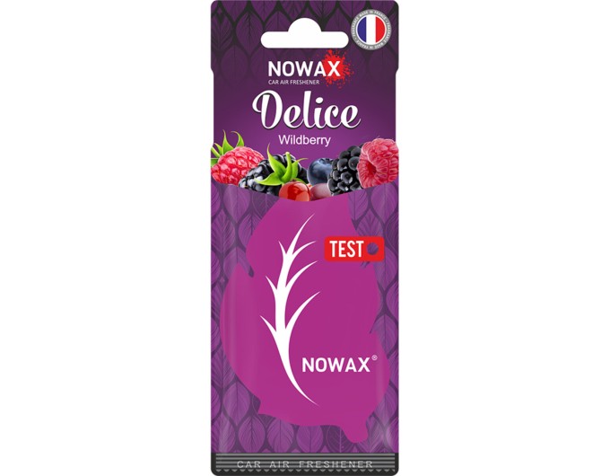 Ароматизатор повітря целюлозний Nowax серія Delice - Wildberry, ціна: 31 грн.
