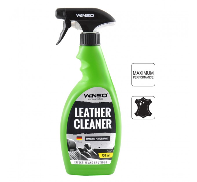 Очисник шкіри Winso Leather Cleaner Professional, 750мл, ціна: 103 грн.
