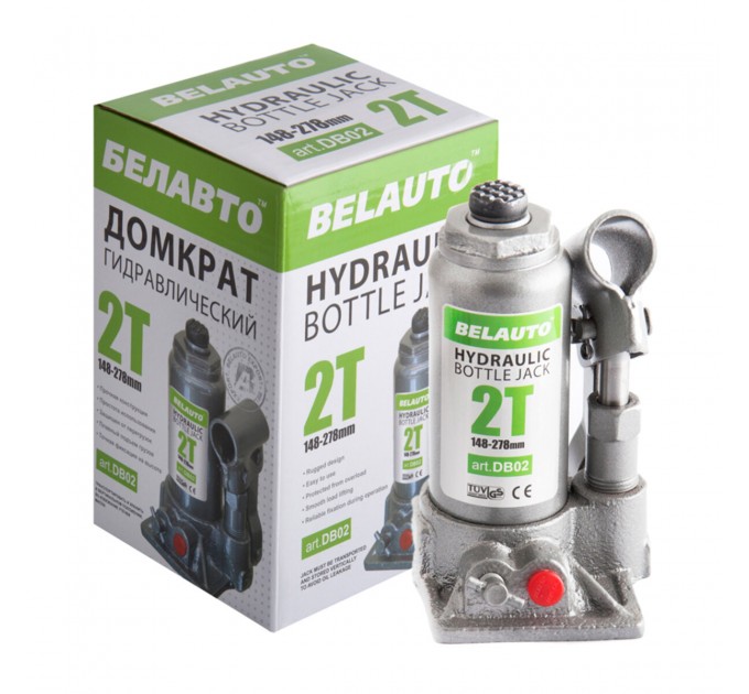 Домкрат гідравлічний пляшковий БелАвто 2т 148-276мм, ціна: 722 грн.