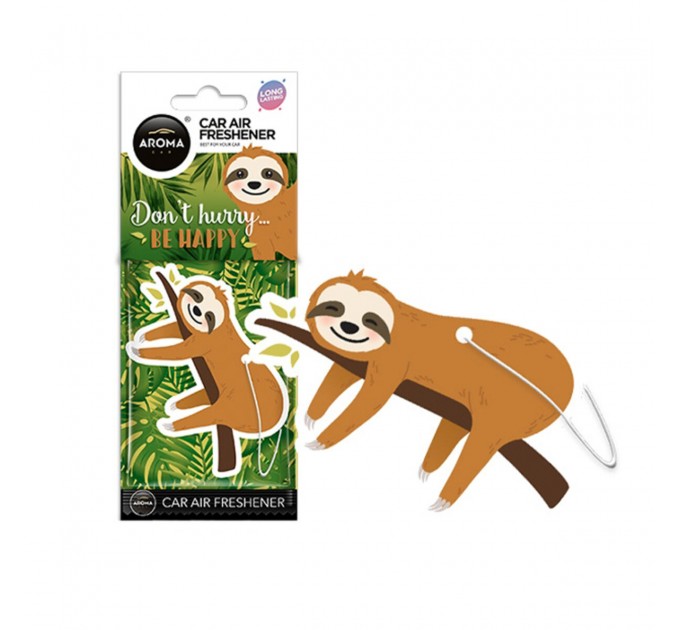 Ароматизатор Aroma Car Cellulose Animals - Sloth Daisy сухой, цена: 55 грн.