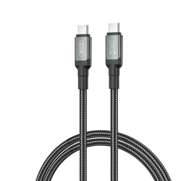 Кабель XO High Power Type-C to Type-C 240W 1м черный, цена: 249 грн.