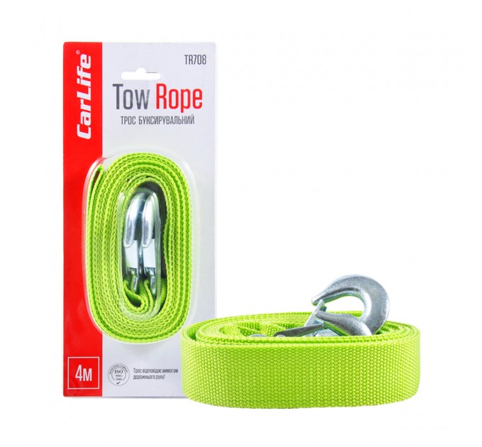 Буксирувальний трос CarLife 3т, 4м TR708, ціна: 178 грн.