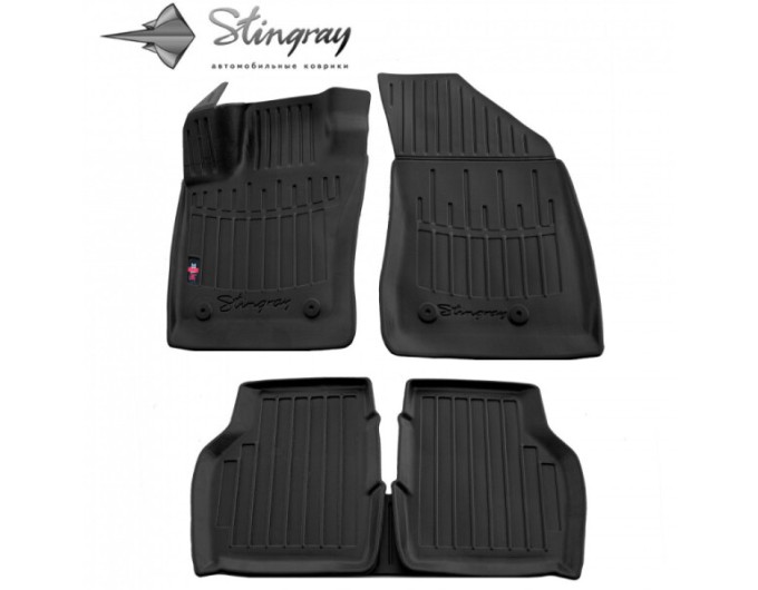 Jeep Compass ІI (2016-…) комплект 3D ковриков с 5 штук (Stingray), цена: 1 870 грн.