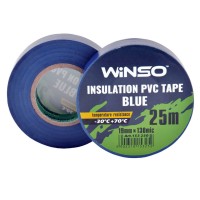 Лента изоляционная ПВХ Winso д.25м, ш.19мм, т.130мк, синяя