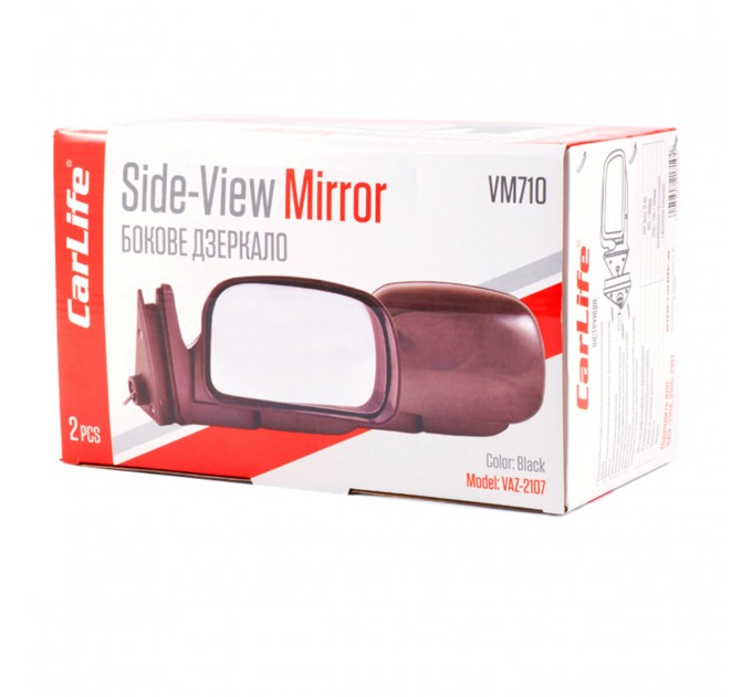 Дзеркала бокові Carlife VM710, ВАЗ 2104, 05, 07, комп. 2шт, ціна: 920 грн.