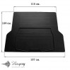 Универсальные резиновые коврики TRUNK MAT UNI BOOT L (137см Х 109см) коврик в багажник (Stingray), цена: 2 050 грн.