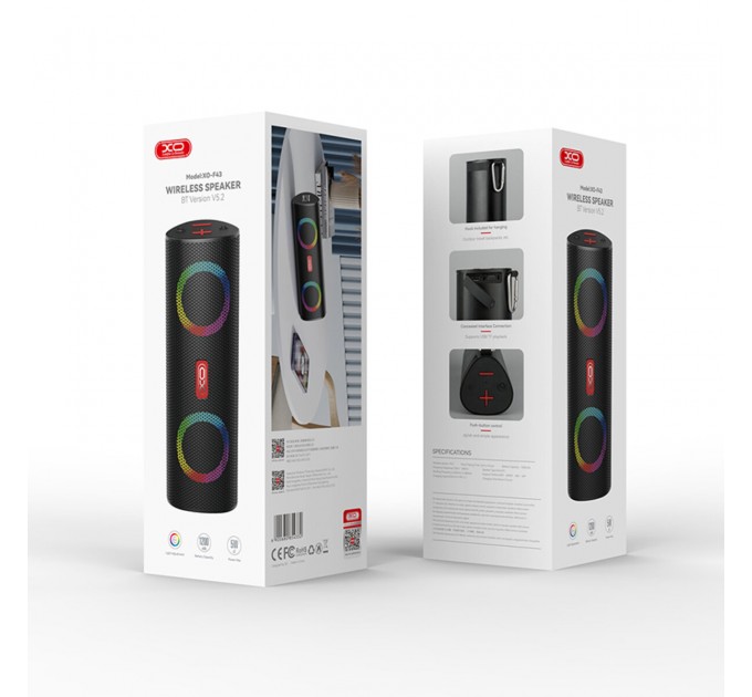 Портативная Акустика XO F43 Dual Speaker 10W черная, цена: 769 грн.